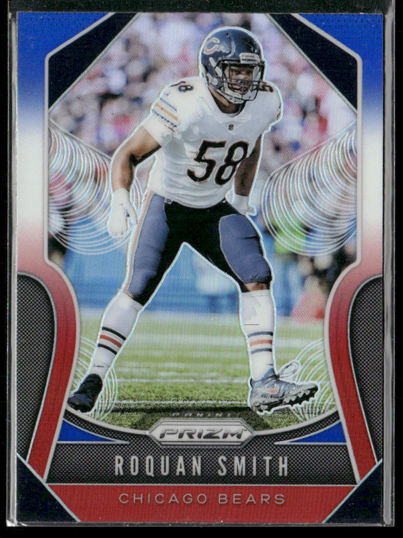 Roquan Smith 2019 Panini Prizm Red White and Blue #106 Chicago Bears
