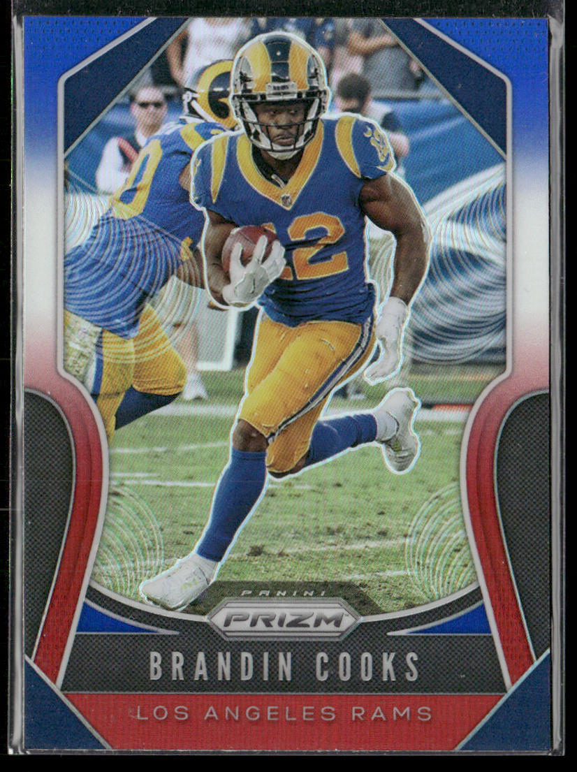 Brandin Cooks 2019 Panini Prizm Red White and Blue #240 Los Angeles Rams