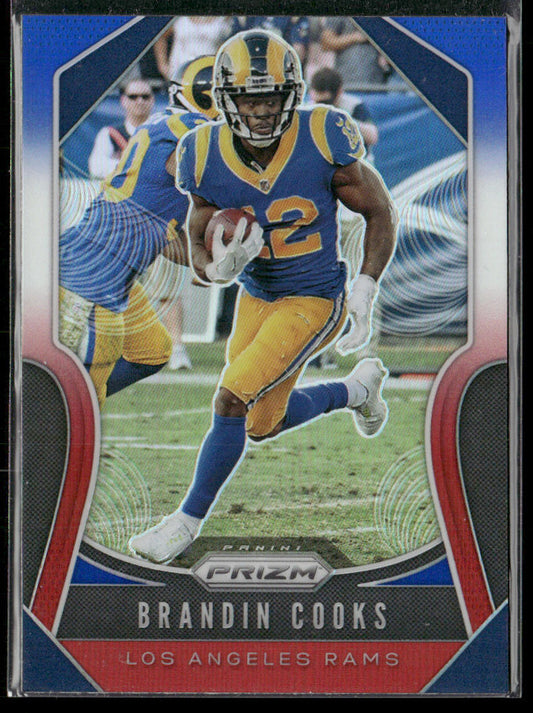 Brandin Cooks 2019 Panini Prizm Red White and Blue #240 Los Angeles Rams