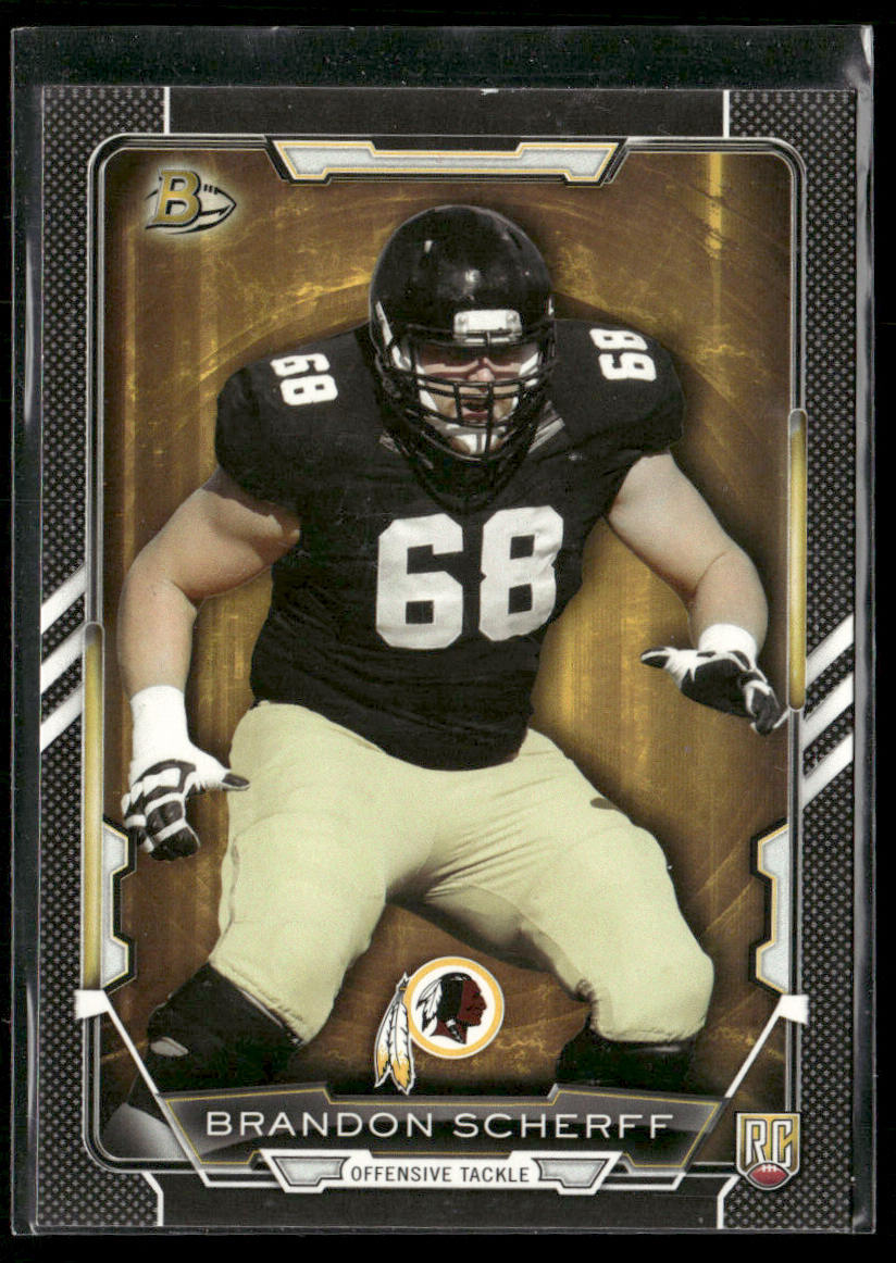 Brandon Scherff 2015 Bowman Rookies Black #18 RC Washington Redskins