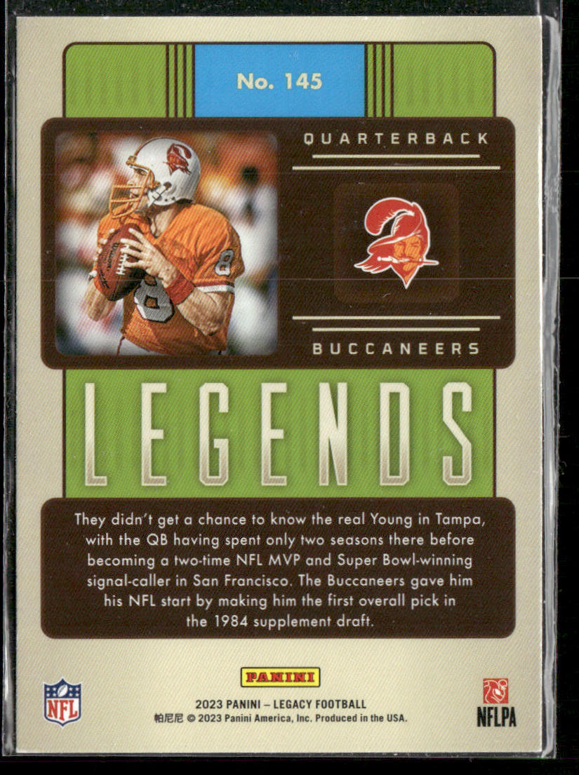 Steve Young 2023 Panini Legacy #145 Tampa Bay Buccaneers