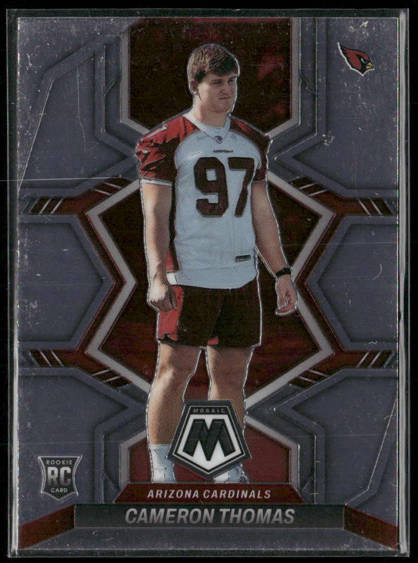 Cameron Thomas 2022 Panini Mosaic #398 RC Arizona Cardinals