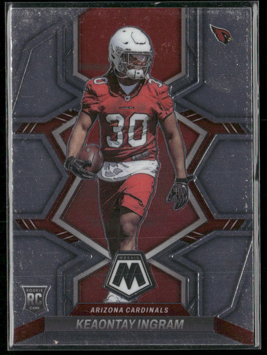 Keaontay Ingram 2022 Panini Mosaic #355 RC Arizona Cardinals