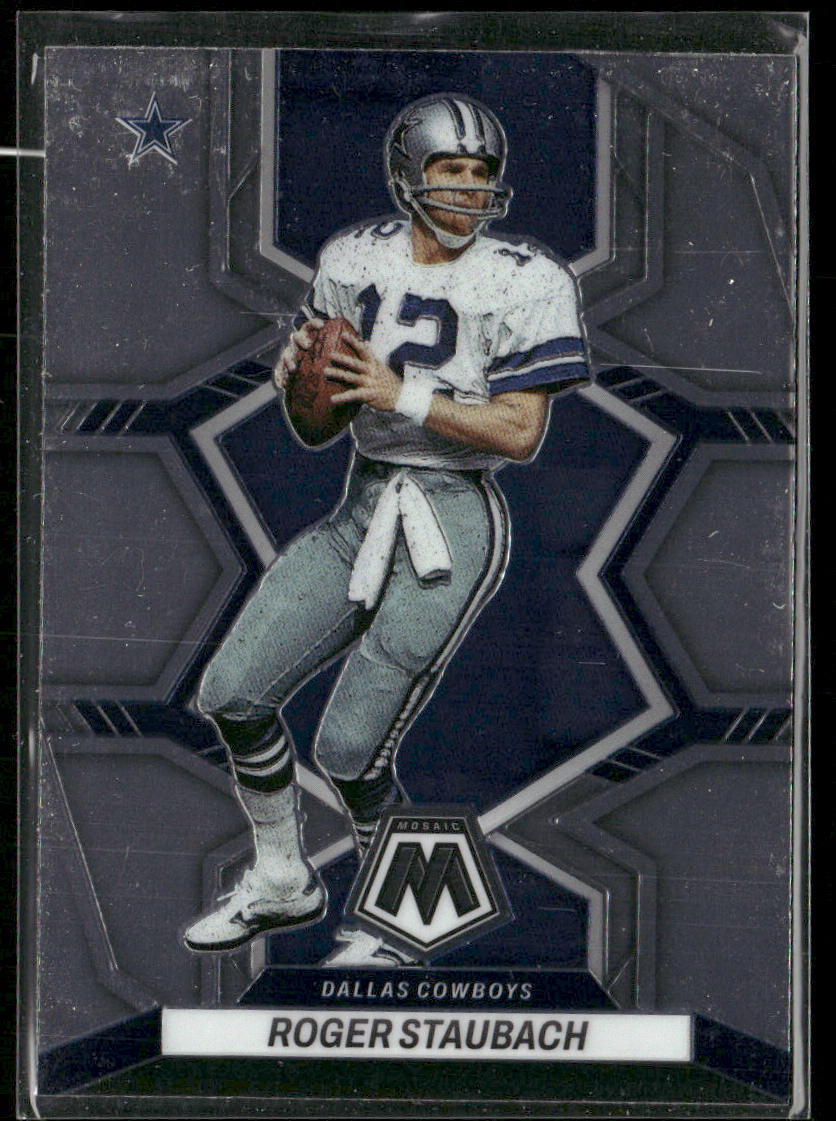 Roger Staubach 2022 Panini Mosaic #57 Dallas Cowboys