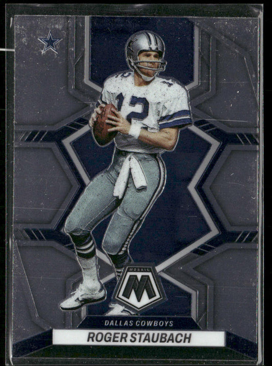 Roger Staubach 2022 Panini Mosaic #57 Dallas Cowboys