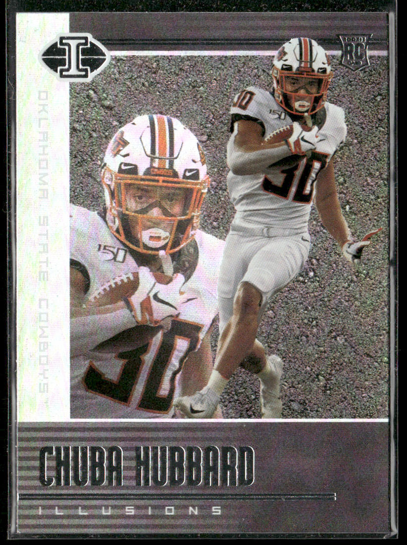 Chuba Hubbard 2021 Panini Chronicles Draft Picks #115 Oklahoma State Cowboys