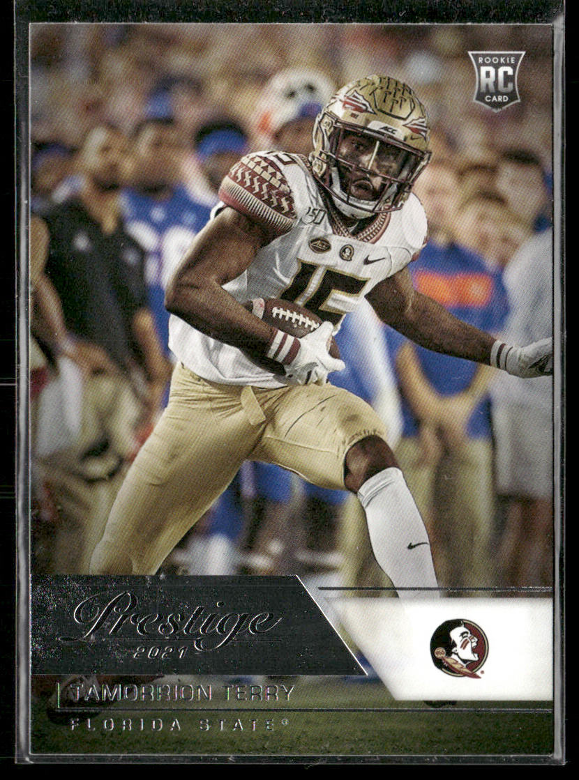 Tamorrion Terry 2021 Panini Chronicles Draft Picks #95 Florida State Seminoles