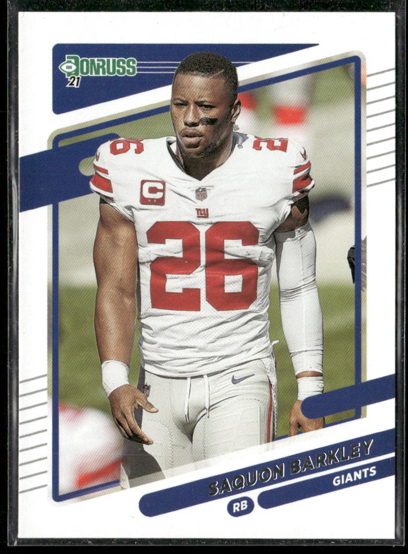 Saquon Barkley 2021 Donruss #79b New York Giants