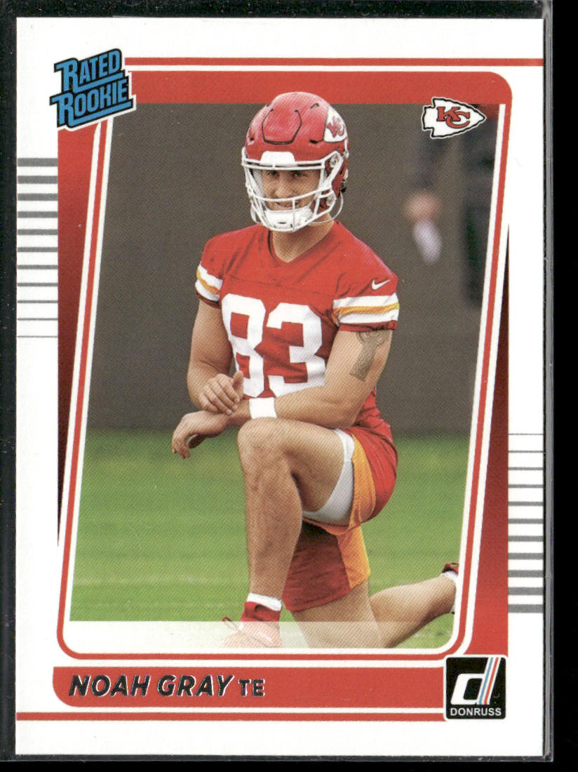 Noah Gray 2021 Donruss #309 RC Kansas City Chiefs