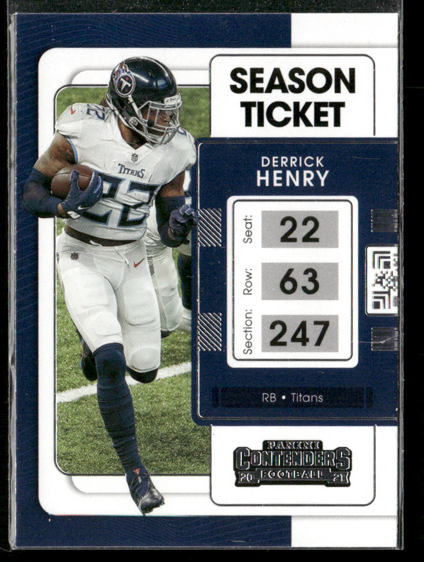 Derrick Henry 2021 Panini Contenders #97 Tennessee Titans