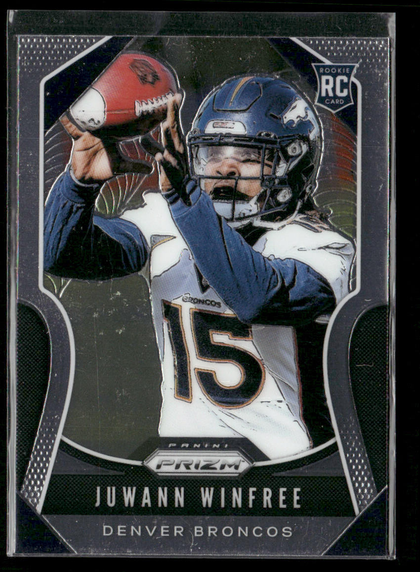 Juwann Winfree 2019 Panini Prizm #387 RC Denver Broncos