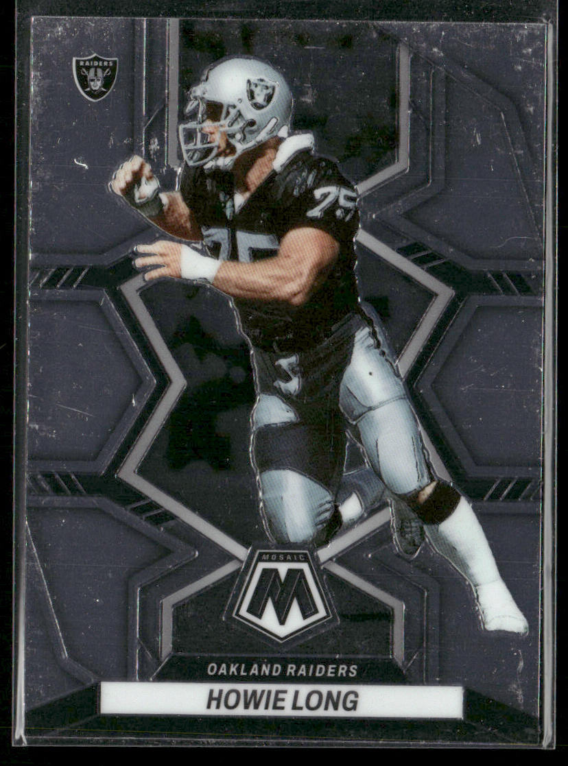 Howie Long 2022 Panini Mosaic #243 Oakland Raiders
