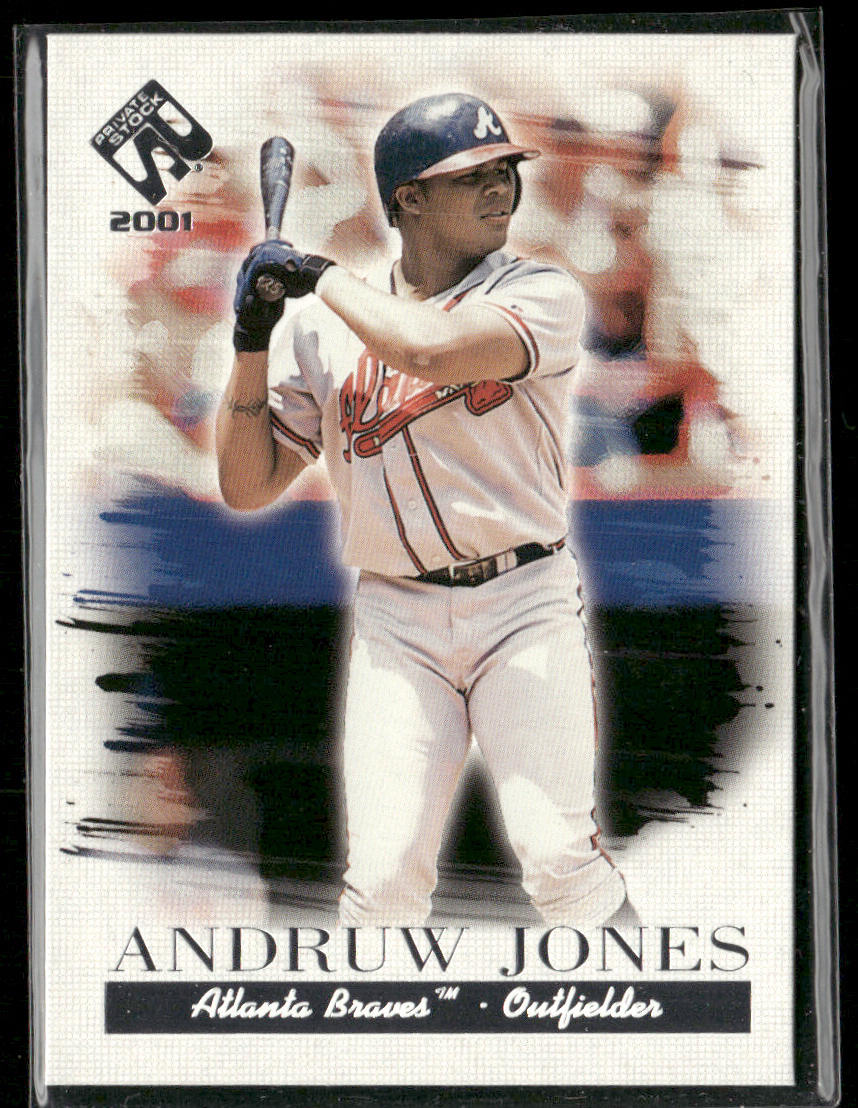 Andruw Jones 2001 Pacific Private Stock #12 Atlanta Braves
