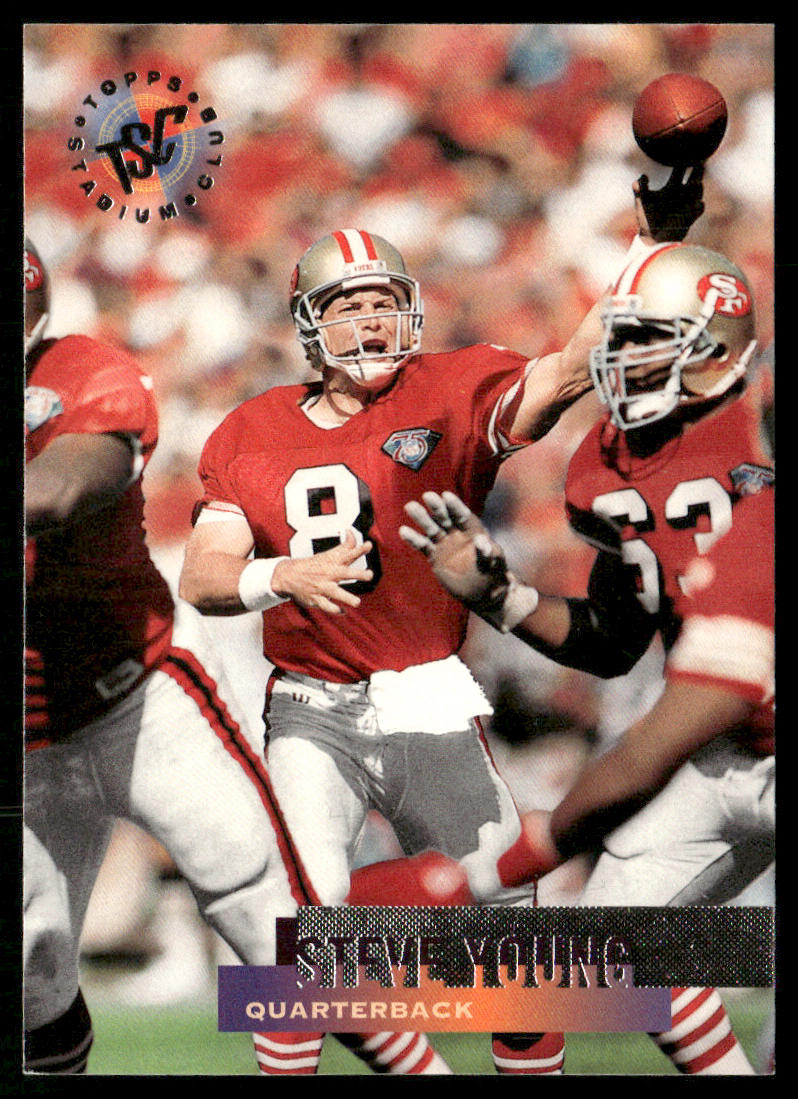 Steve Young 1995 Stadium Club #1 San Francisco 49ers