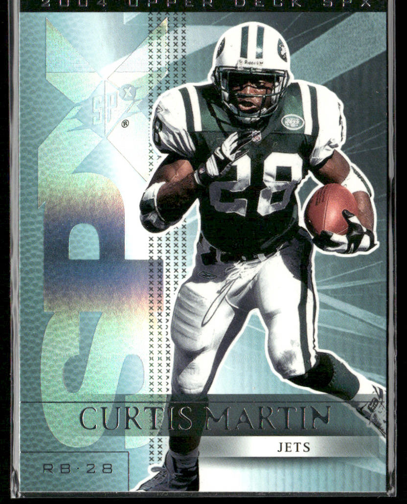 Curtis Martin 2004 SPx #67 New York Jets