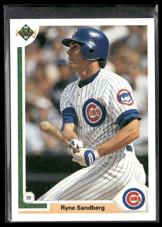 Ryne Sandberg 1991 Upper Deck #132c Chicago Cubs