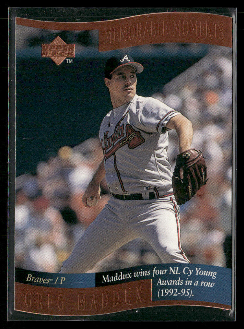 Greg Maddux 1997 Collector's Choice Memorable Moments #4 Atlanta Braves