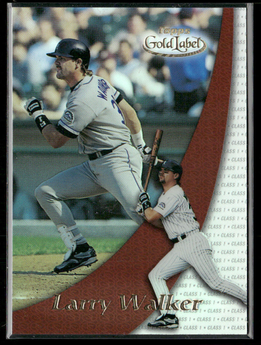 Larry Walker 2000 Topps Gold Label #70 Colorado Rockies