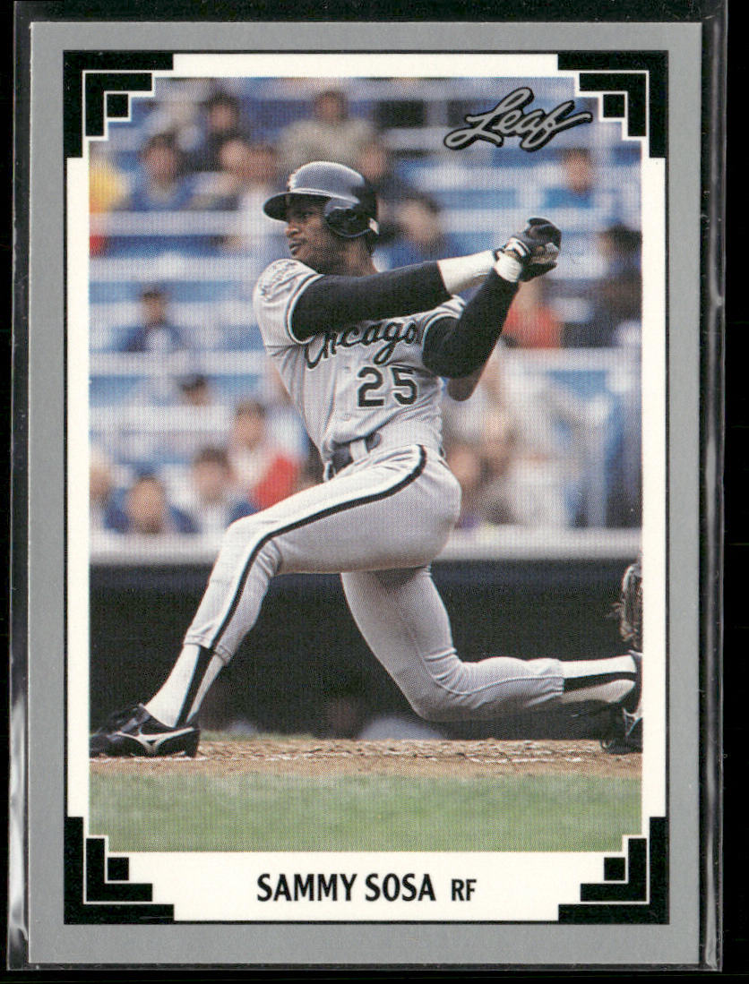 Sammy Sosa 1991 Leaf #321 Chicago White Sox