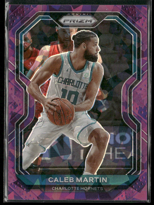 Caleb Martin 2020-21 Panini Prizm Purple Ice Prizms #276 SN Charlotte Hornets