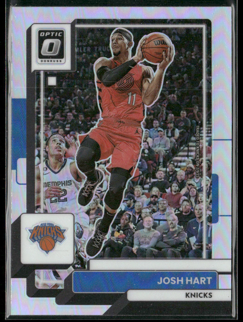 Josh Hart 2022-23 Donruss Optic Holo #55 New York Knicks