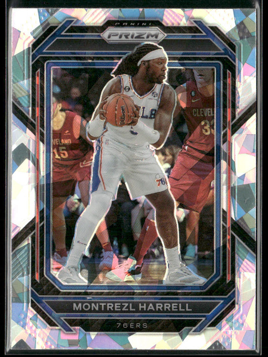 Montrezl Harrell 2022-23 Panini Prizm Prizms Ice #165 Philadelphia 76ers
