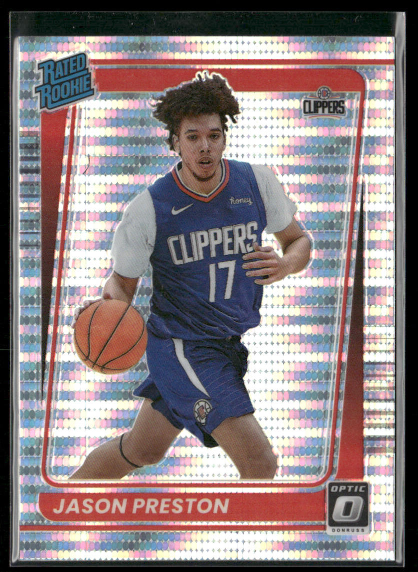 Jason Preston 2021-22 Donruss Optic Fanatics Box Set #160 RC Clippers