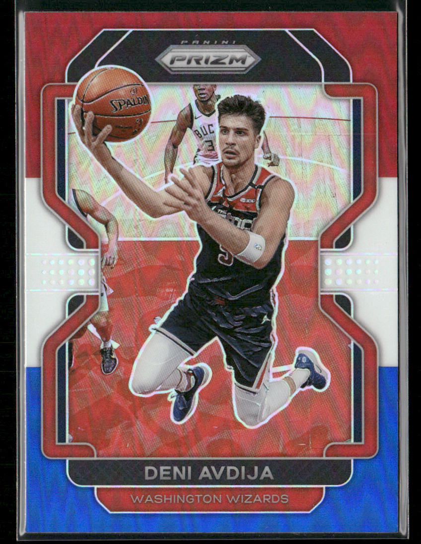Deni Avdija 2021-22 Panini Prizm Red White and Blue #79 Washington Wizards