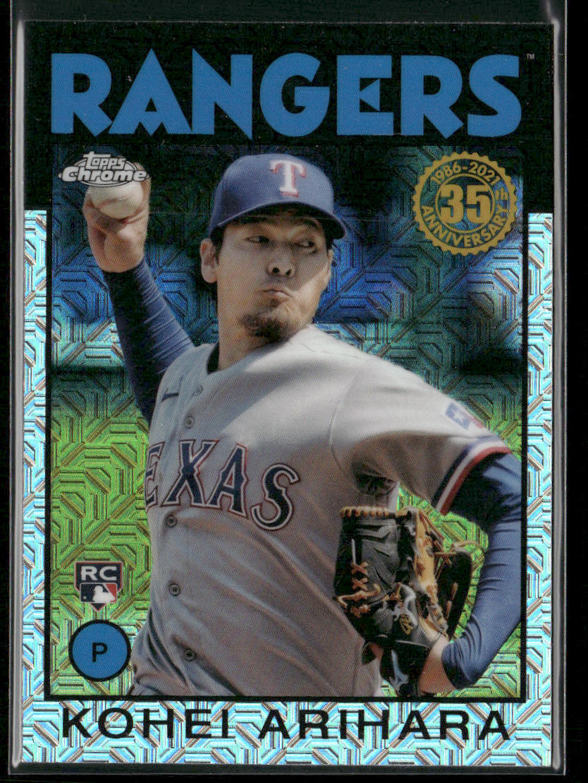 Kohei Arihara 2021 Topps Update 1986 Topps Chrome #86C-14 Texas Rangers