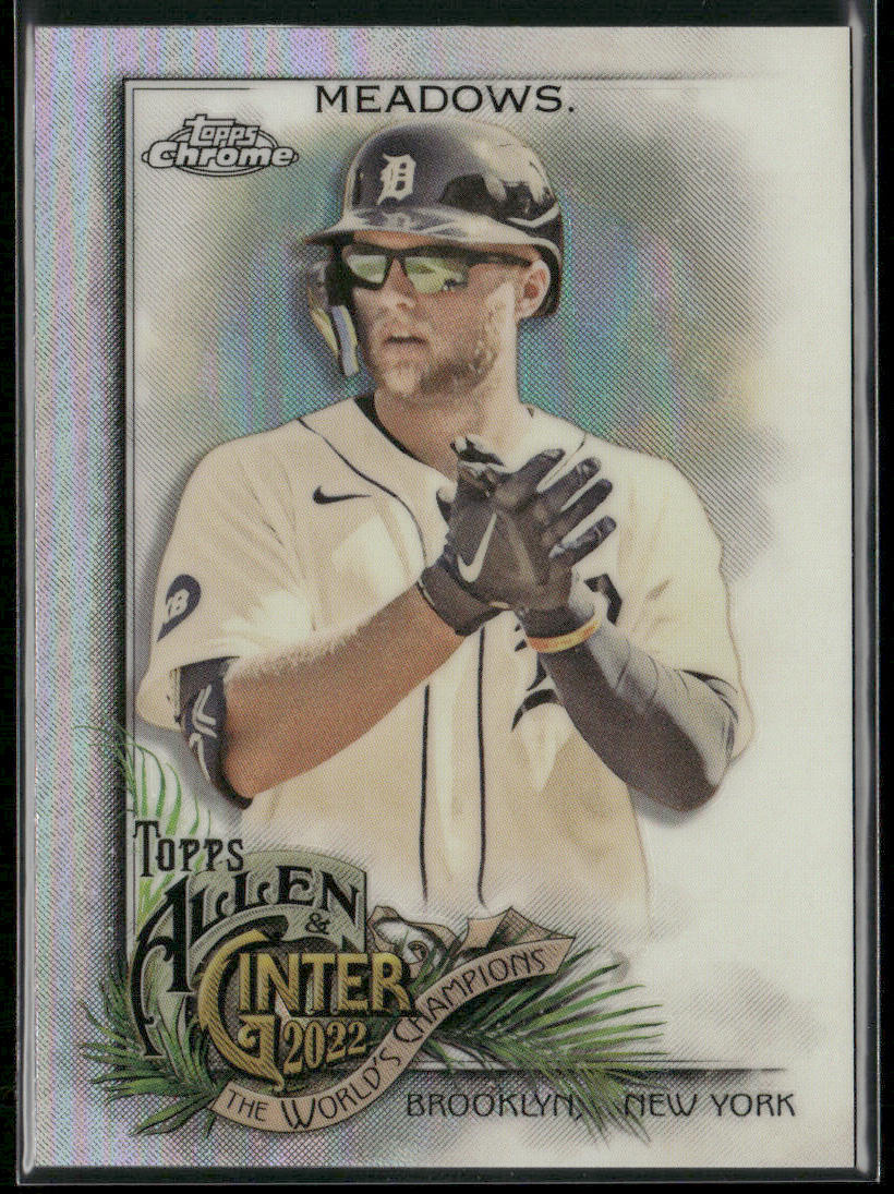 Austin Meadows 2022 Topps Allen & Ginter Chrome Refractor #260 Detroit Tigers