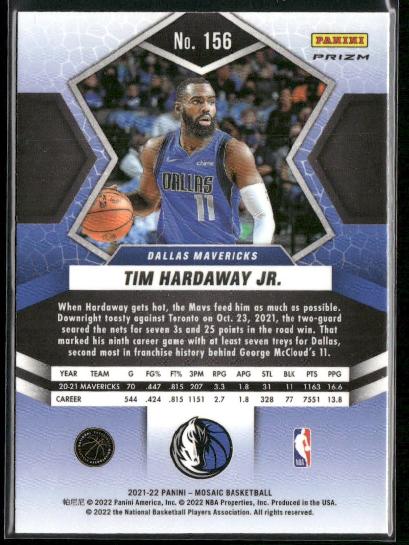 Tim Hardaway Jr. 2021-22 Panini Mosaic Mosaic #156 Dallas Mavericks