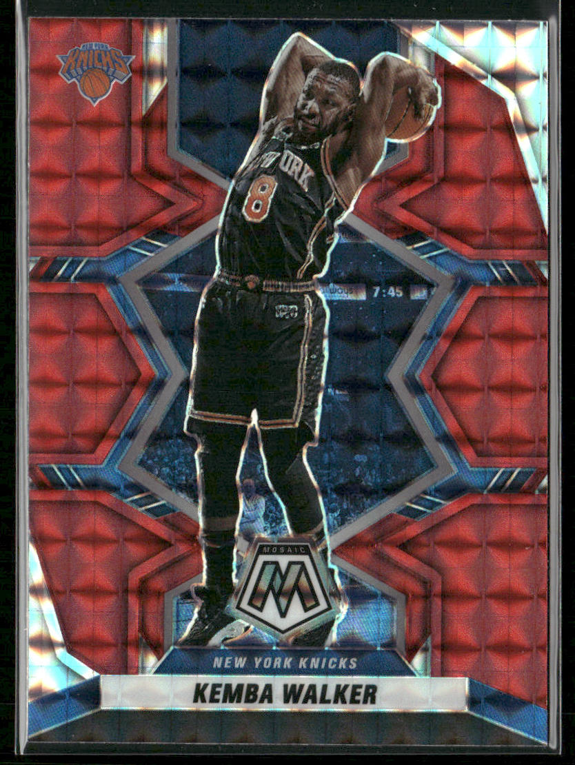Kemba Walker 2021-22 Panini Mosaic Red #83 New York Knicks
