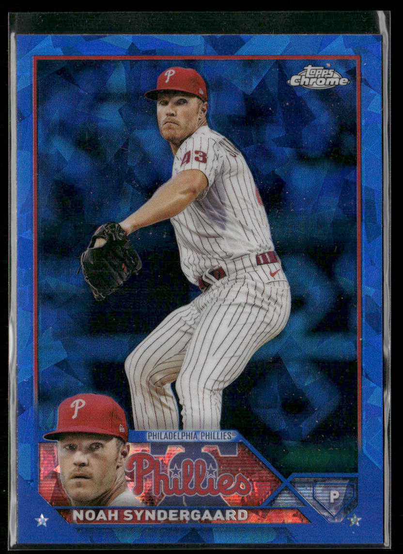 Noah Syndergaard 2023 Topps Chrome Sapphire Edition #145 Philadelphia Phillies