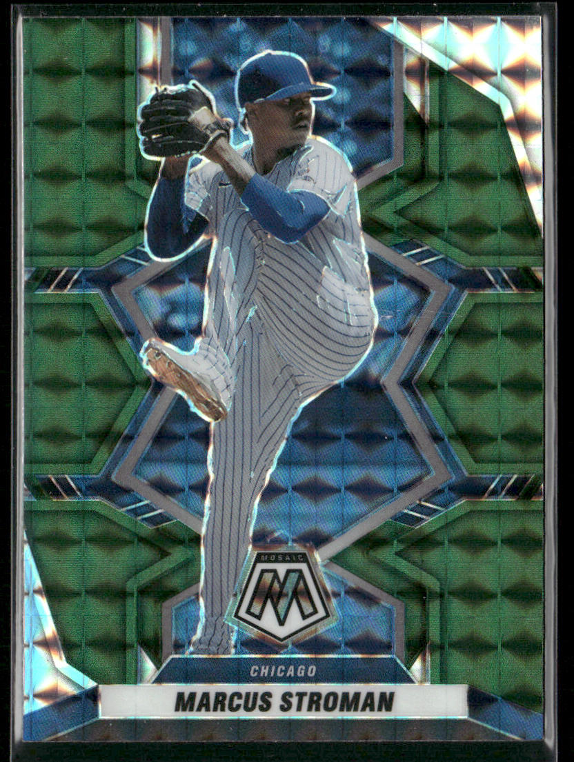 Marcus Stroman 2022 Panini Mosaic Green Mosaic #118 Chicago Cubs