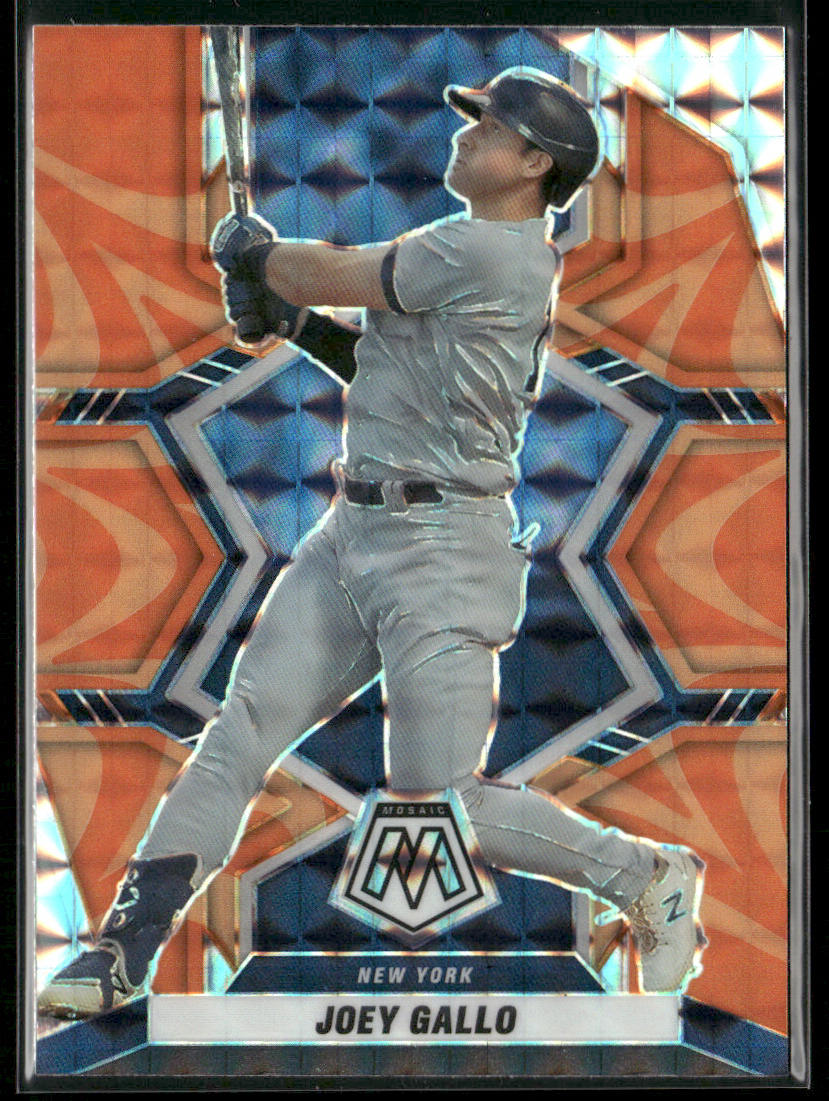 Joey Gallo 2022 Panini Mosaic Reactive Orange Mosaic #36 New York Yankees