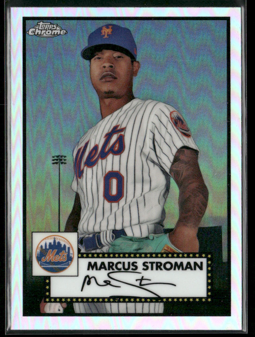 Marcus Stroman 2021 Topps Chrome Platinum Anniversary Refractor #160 Mets