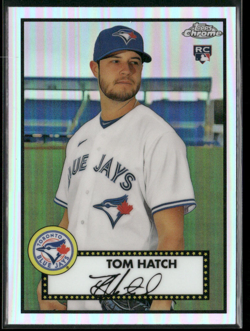 Tom Hatch 2021 Topps Chrome Platinum Anniversary Refractor #97 RC Blue Jays