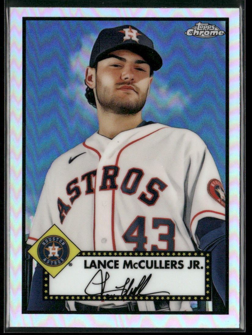 Lance McCullers Jr. 2021 Topps Chrome Platinum Anniversary Prism Refractor #404