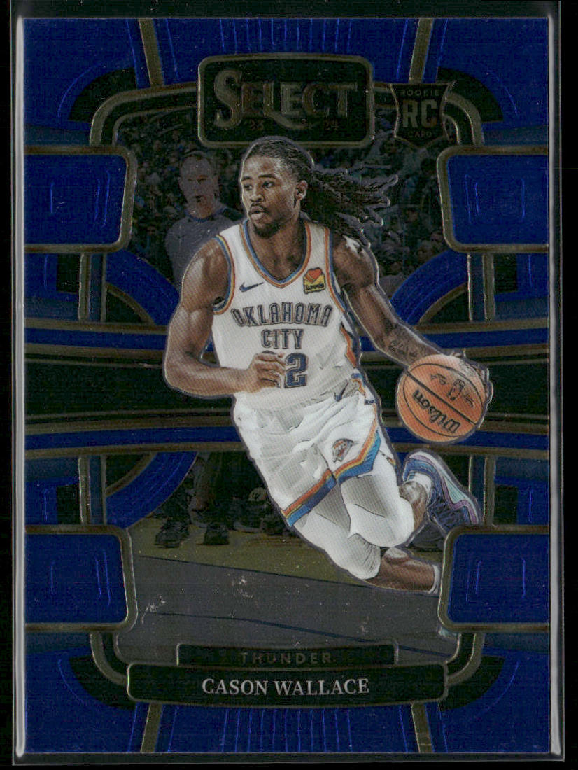Cason Wallace 2023-24 Panini Select Blue (Retail Base) #88 RC Thunder