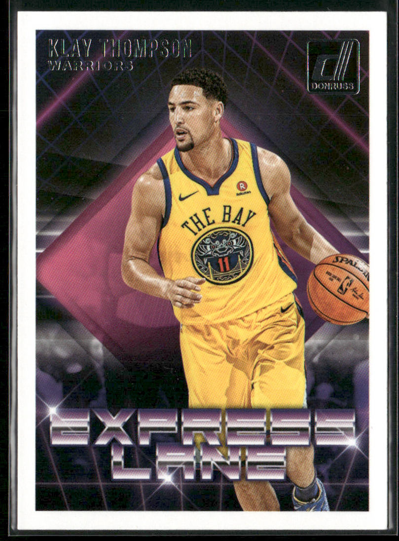 Klay Thompson 2018-19 Donruss Express Lane #25 Golden State Warriors