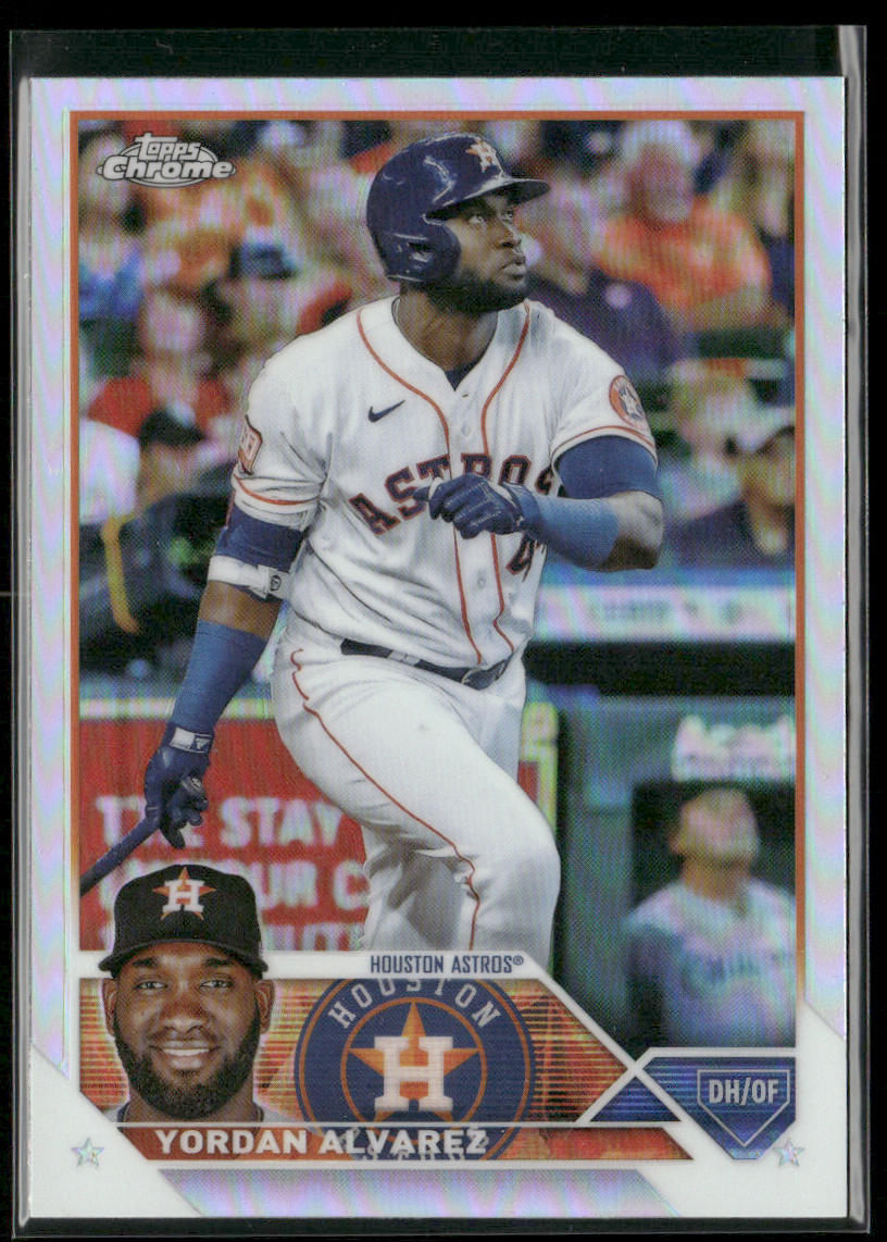 Yordan Alvarez 2023 Topps Chrome Prism Refractors #201 Houston Astros