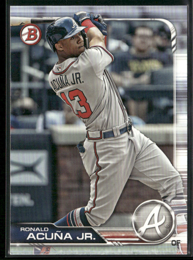 Ronald Acuña Jr. 2019 Bowman #78 Atlanta Braves