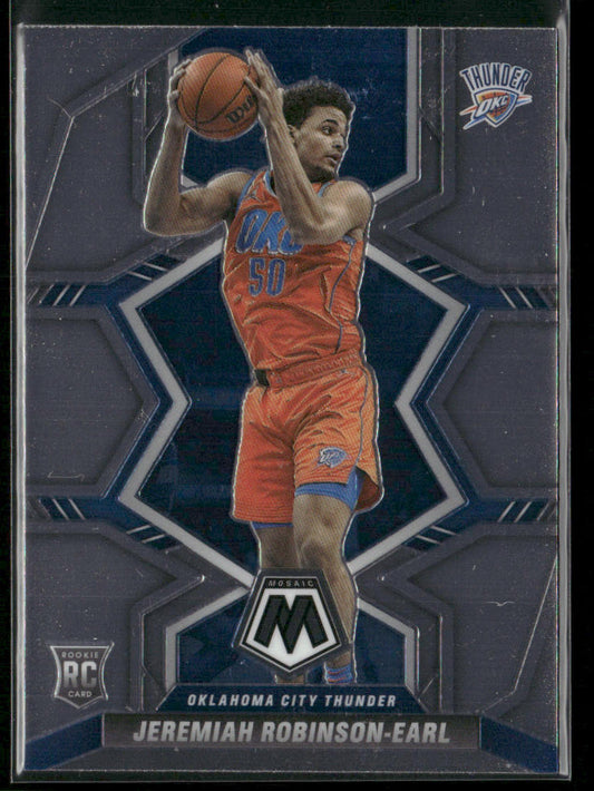 Jeremiah Robinson-Earl 2021-22 Panini Mosaic #232 RC Oklahoma City Thunder