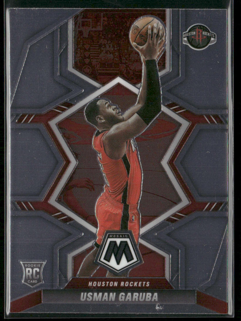Usman Garuba 2021-22 Panini Mosaic #222 RC Houston Rockets