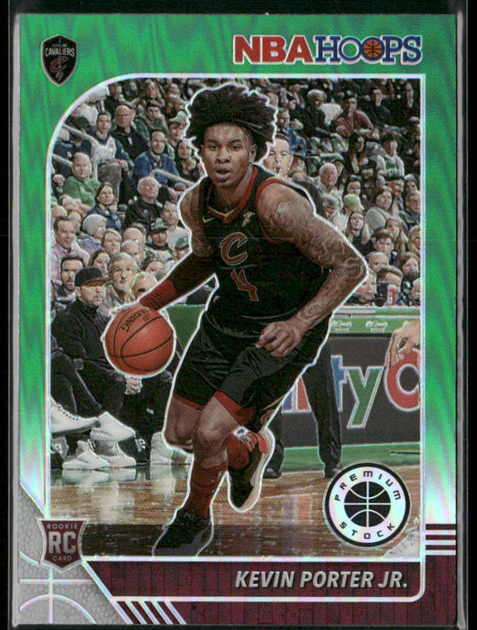Kevin Porter Jr. 2019-20 Hoops Premium Stock Prizms Green #225 RC Cavaliers