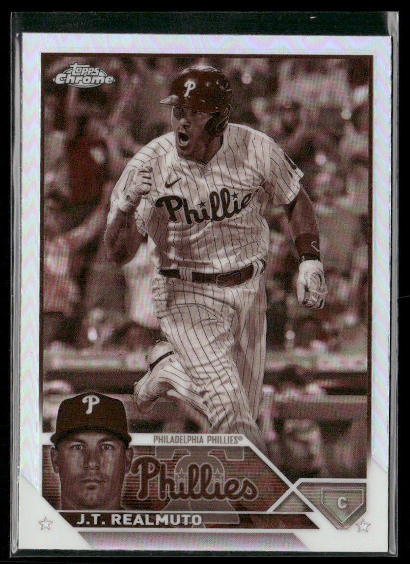 J.T. Realmuto 2023 Topps Chrome Sepia Refractors #30 Philadelphia Phillies