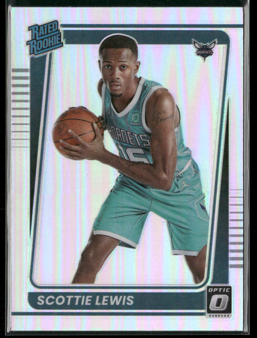 Scottie Lewis 2021-22 Donruss Optic Holo #196 RC Charlotte Hornets
