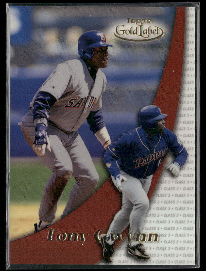 Tony Gwynn 2000 Topps Gold Label Class 3 #11 San Diego Padres