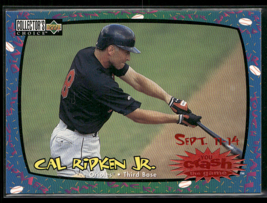 Cal Ripken Jr. 1997 Collector's Choice You Crash the Game #CG6c Aug 8-10 W