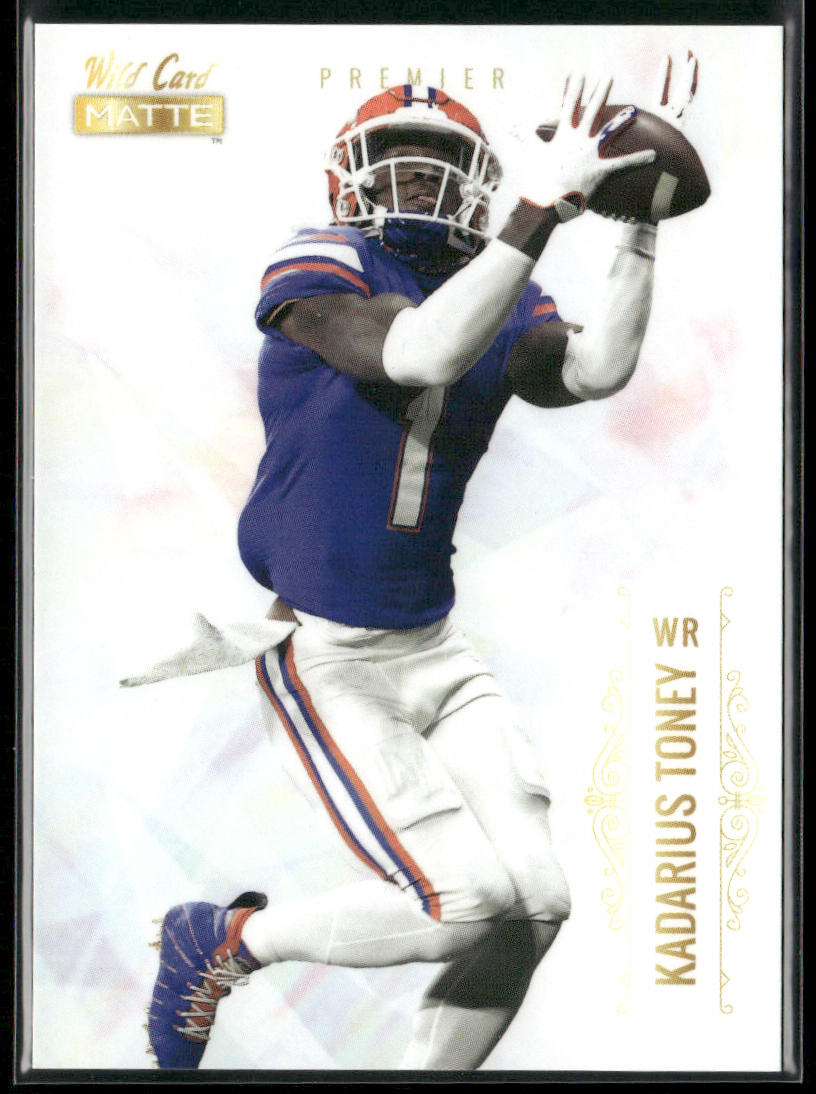 Kadarius Toney 2021 Wild Card Matte White #MBC-28 Florida Gators